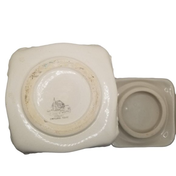 VTG Kitchen Canister OLD ENGLISH BISCUIT JAR 1975 The House of Webster Flowers - Picture 7 of 12